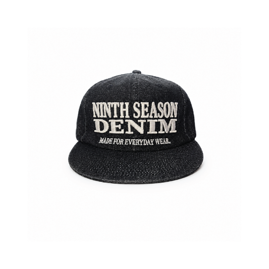 Black "Everyday" Denim Cap
