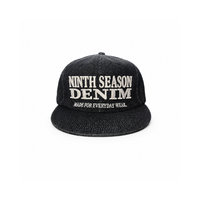 Black "Everyday" Denim Cap